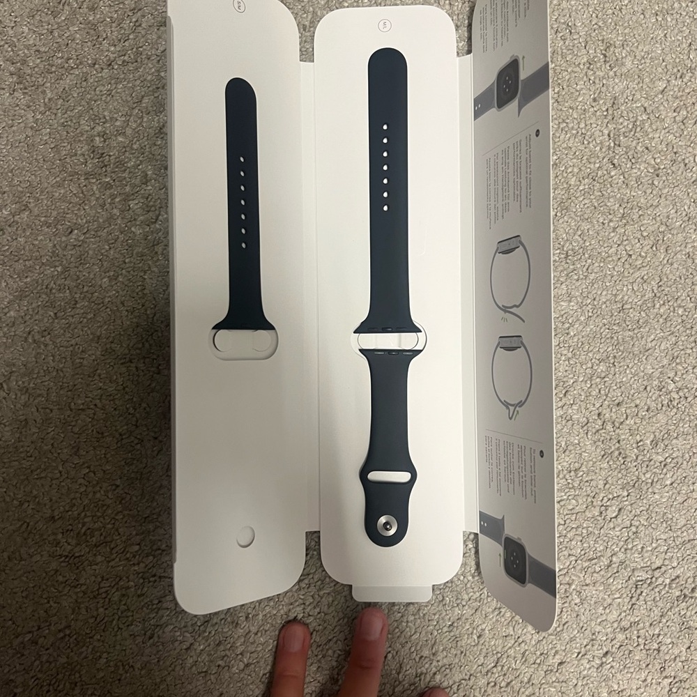 Apple Watch  Wearable Black/navy Band